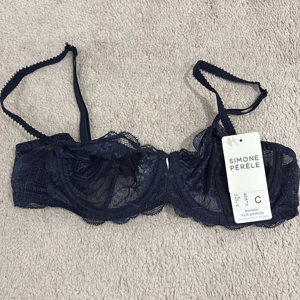 Simone Perele Blue Multiposition Bra 34C